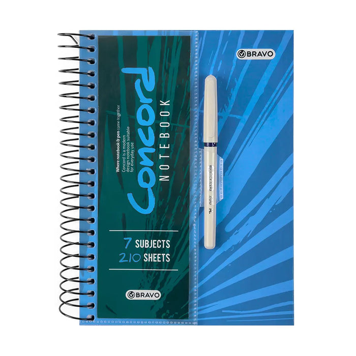 Concord Notebook  With Pen B5 - Blue