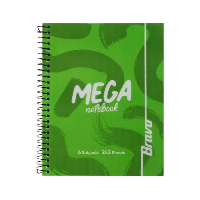 New Mega Notebook Large - Green