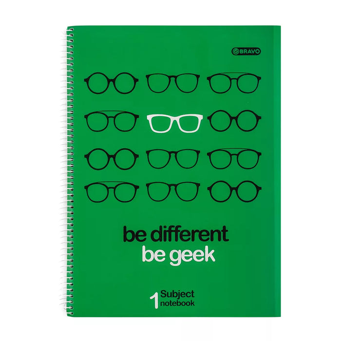 Be Different A4 Notebook  Green