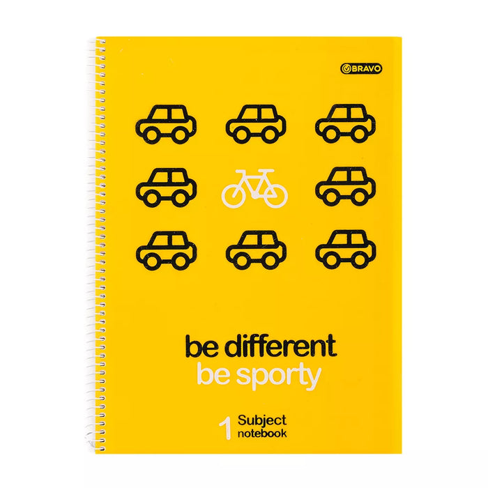 Be Different A4 Notebook Yellow