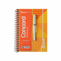 New Concord Notebook  With Pen Medium - Orange