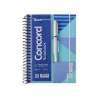 New Concord Notebook  With Pen Medium - Blue