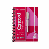 New Concord Notebook  With Pen Medium - Pink