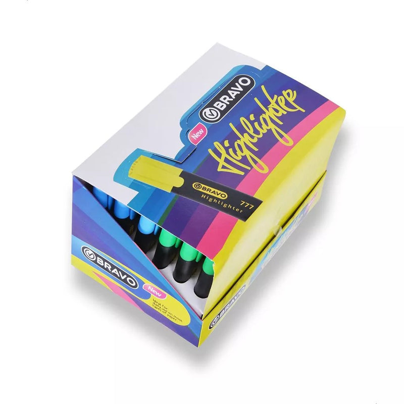 Bravo Highlighter Pen Pack, 36 Pens – Multi Color