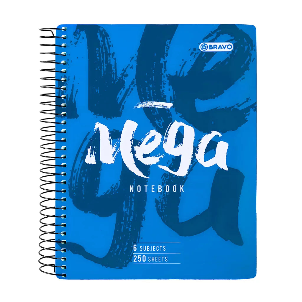 Mega Notebook A4 - Blue