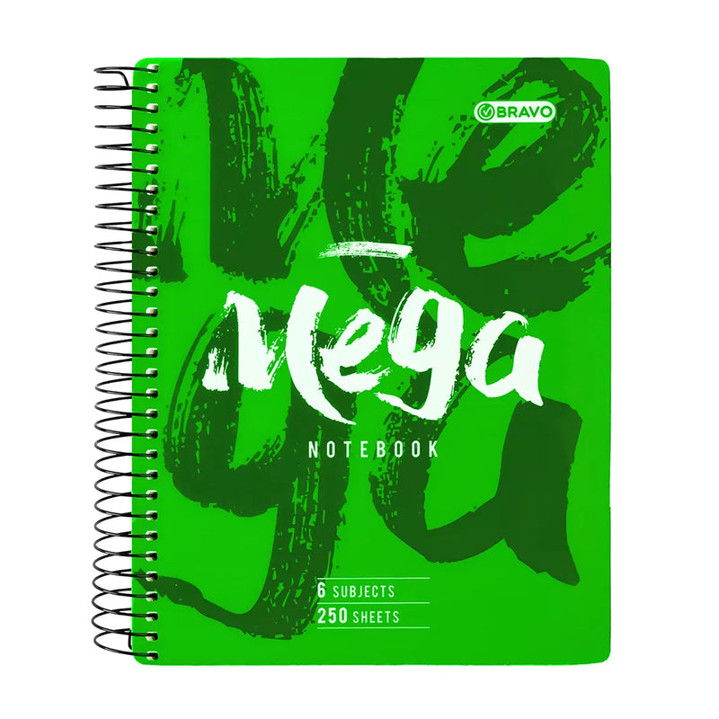 Mega Notebook A4 - Green