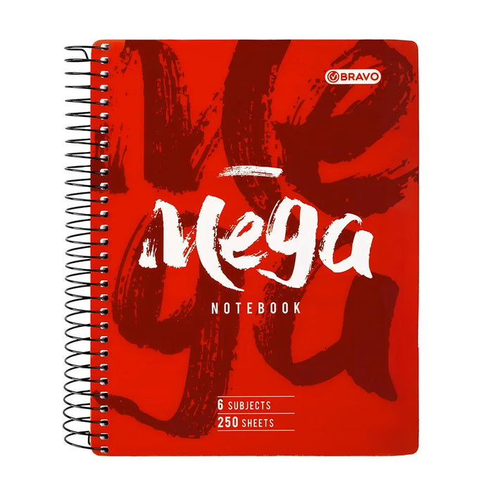 Mega Notebook A4 - Red