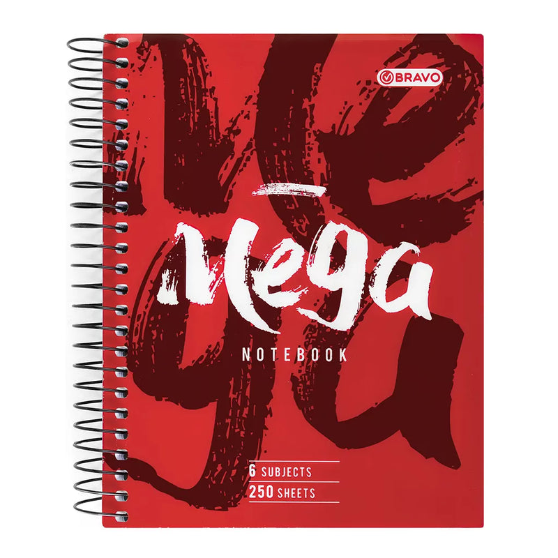 Mega Notebook B5 - Red