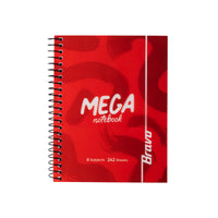 New Mega Notebook Medium - Red