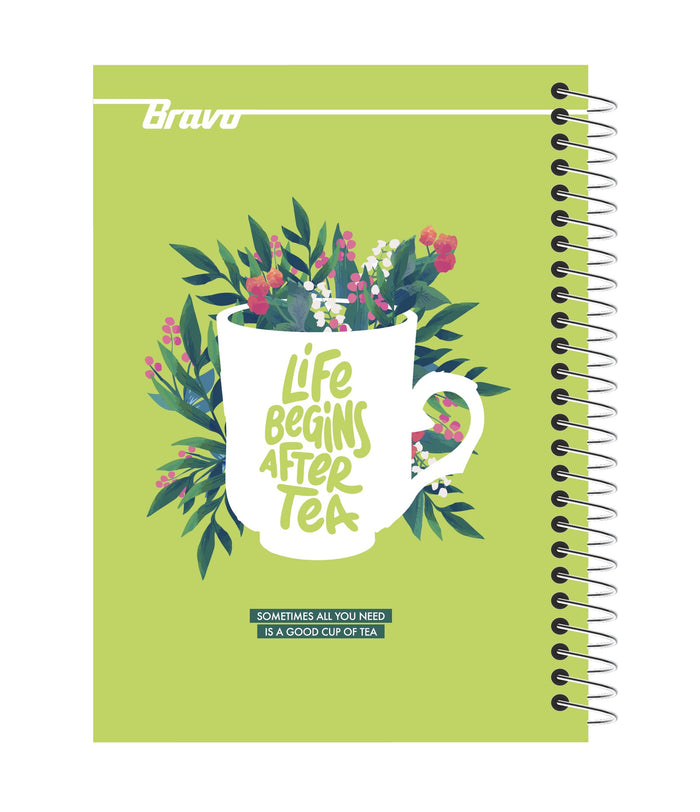 Bravo Hard Cover Notebook Large - 5 Subjects