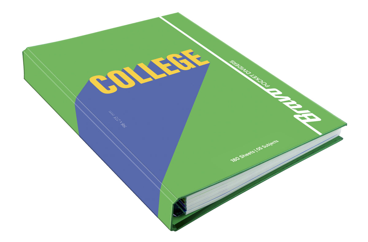 New College Binder Notebook - Light Green
