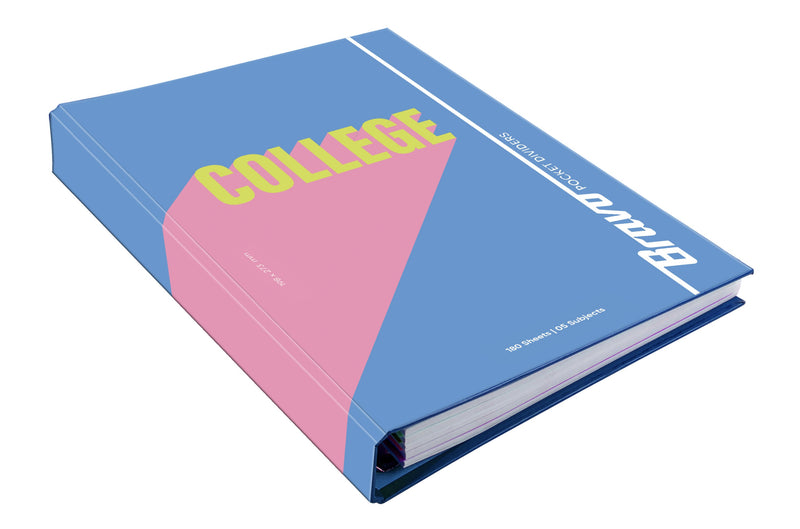 New College Binder Notebook - Blue