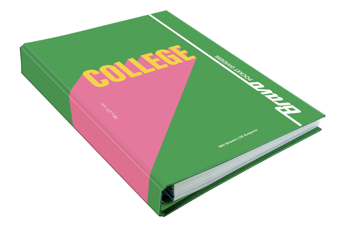 New College Binder Notebook - Green