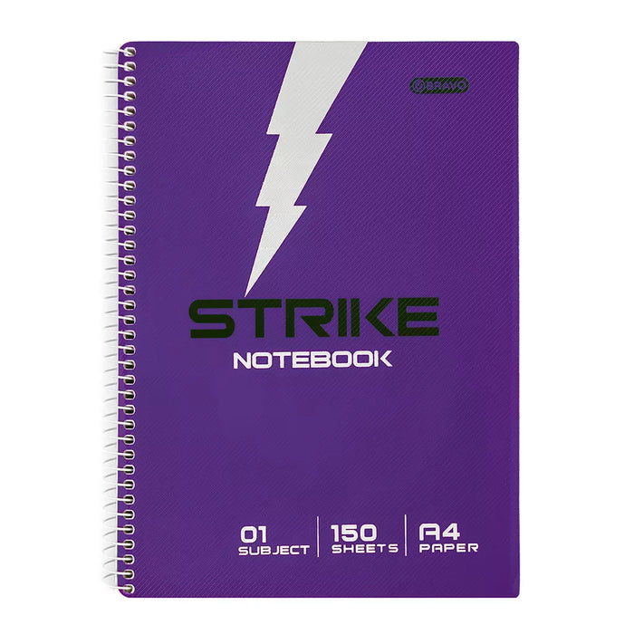 Strike Notebook A4  -Purple