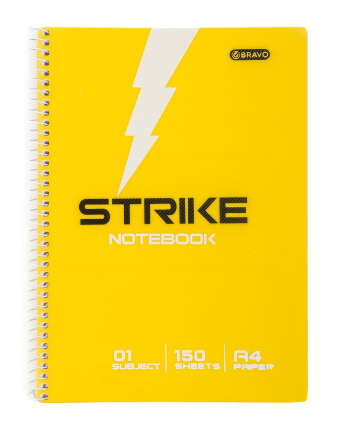 Strike Notebook A4 - Yellow